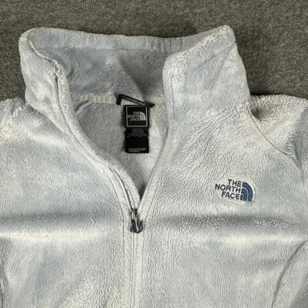 The North Face Osito Fleece zip Front Jacket‎ Womens L Large Gray